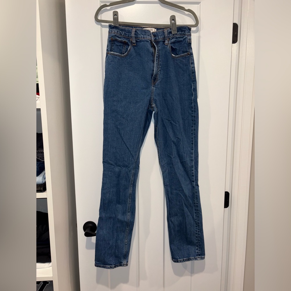 Abercrombie Slim Fit Ultra High Rise Jeans